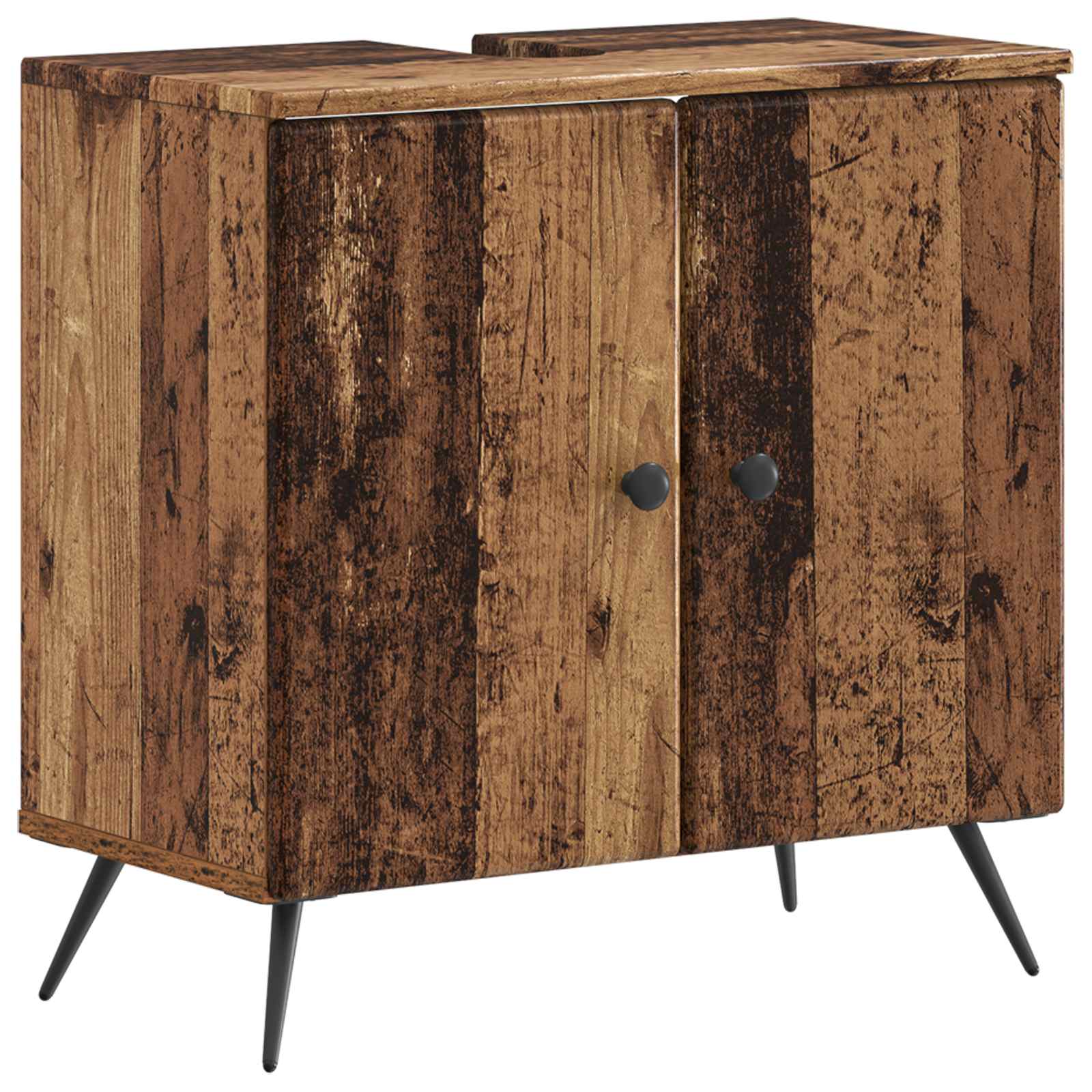 Kylpyhuoneen allaskaappi BREDA Vanha puu 59,5 x 31,5 x 59 cm
