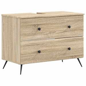 vidaXL Vannitoa kraanikausi kapp BREDA Sonoma tamm 82 x 41 x 59 cm