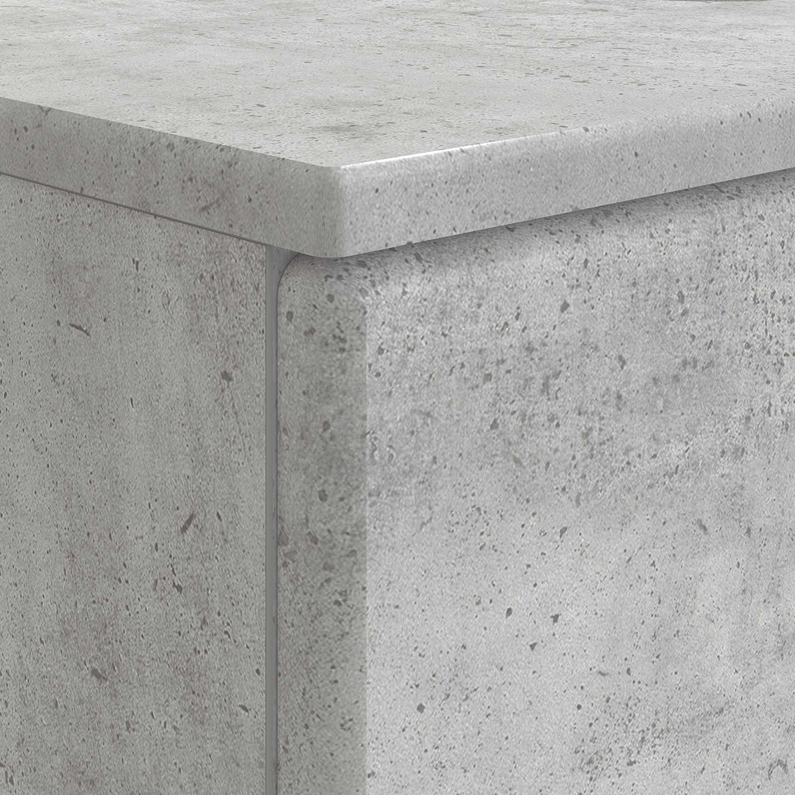 Kylpyhuoneen allaskaappi BREDA Betoninharmaa 82 x 41 x 59 cm - Image 6