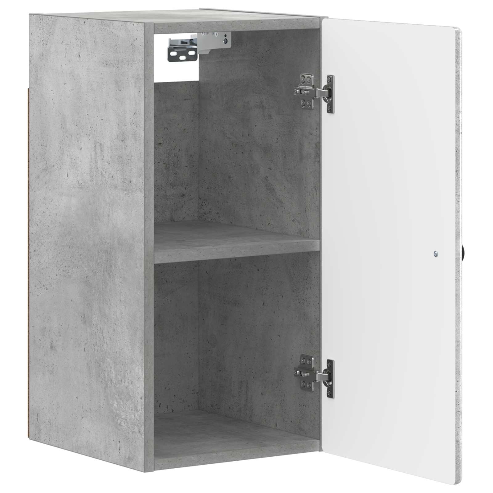 vidaXL Badkamer wandkast BREDA Betongrijs 30 x 31 x 59 cm Bewerkt hout
