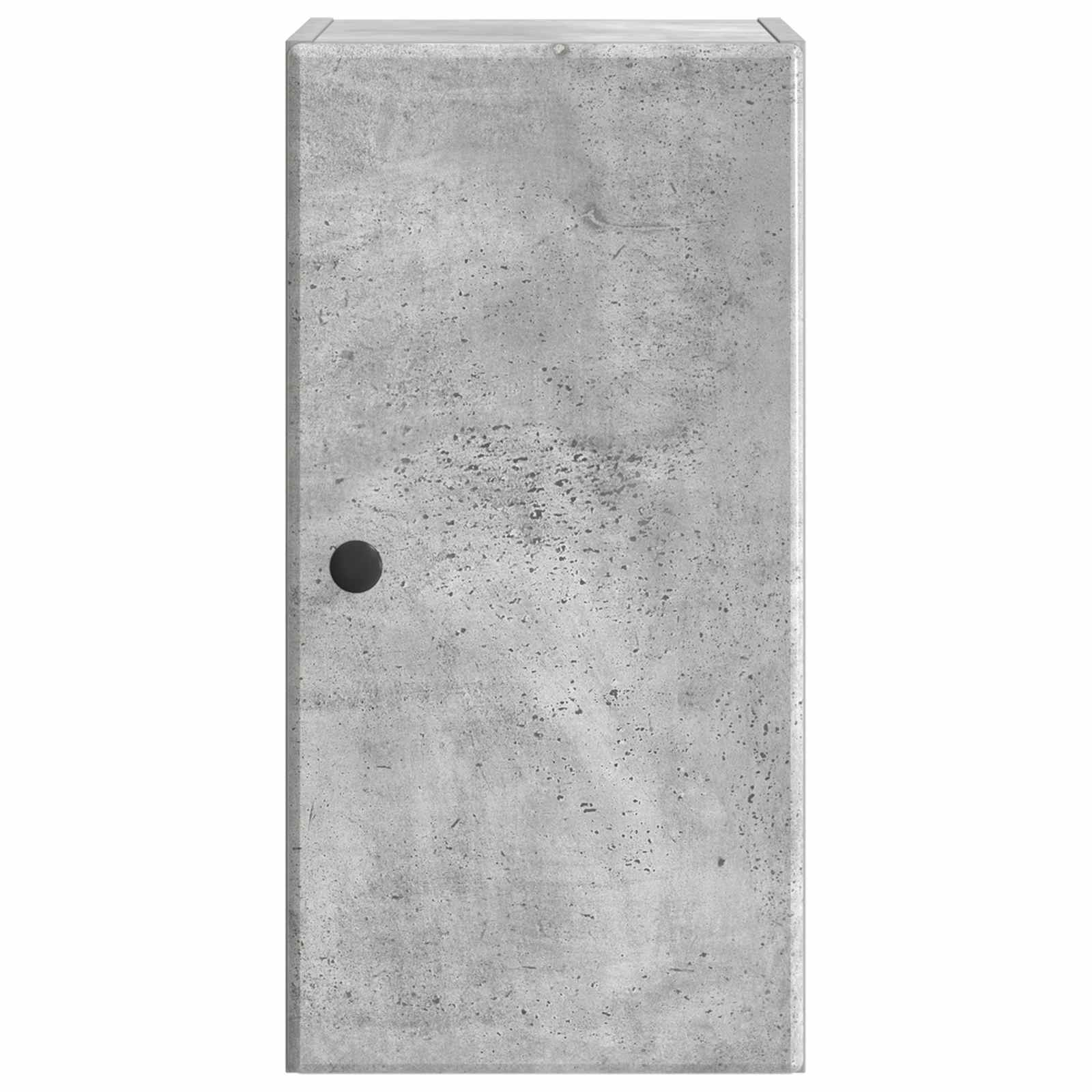 vidaXL Badkamer wandkast BREDA Betongrijs 30 x 31 x 59 cm Bewerkt hout