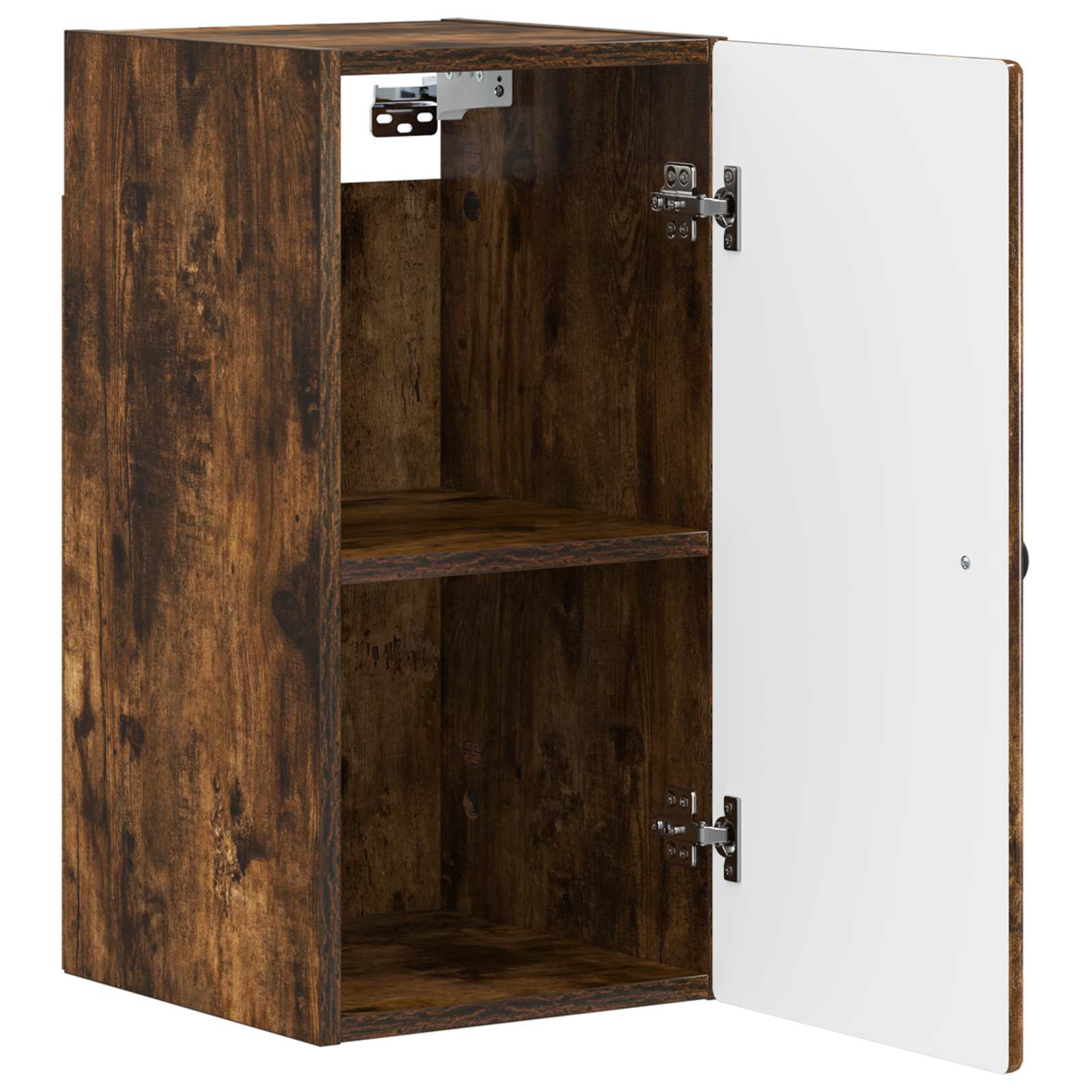 vidaXL Badkamer wandkast BREDA Gerookt eiken 30 x 31 x 59 cm