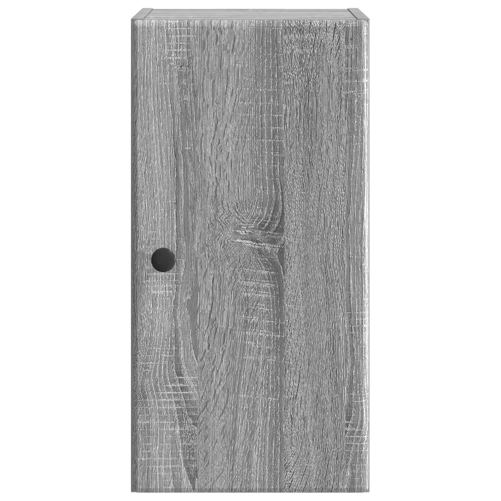 vidaXL Badkamer wandkast BREDA Grijs Sonoma 30 x 31 x 59 cm