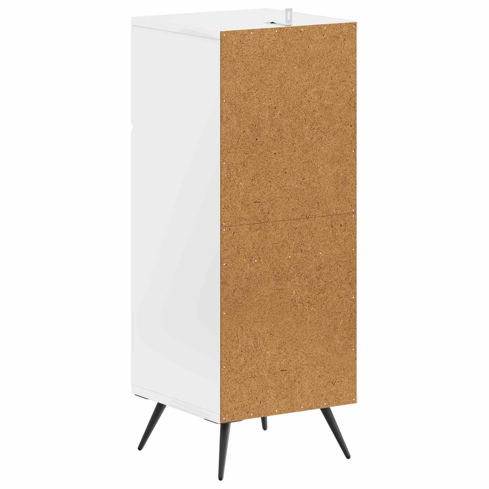 vidaXL Badkamer Opbergkast BREDA Hoogglans Wit 30 x 31 x 80 cm