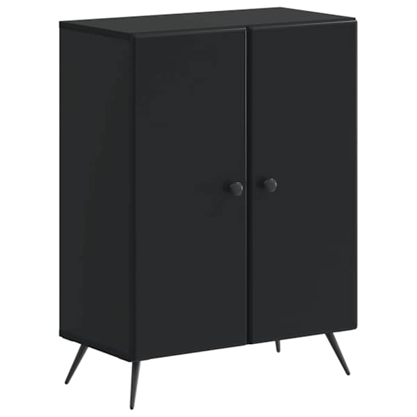 vidaXL Vannitoa hoiukapp BREDA Must 59,5 x 31 x 80 cm Tehispuit