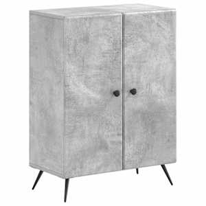 vidaXL Vannitoa hoiukapp BREDA Betoonhall 59,5 x 31 x 80 cm Tehispuit