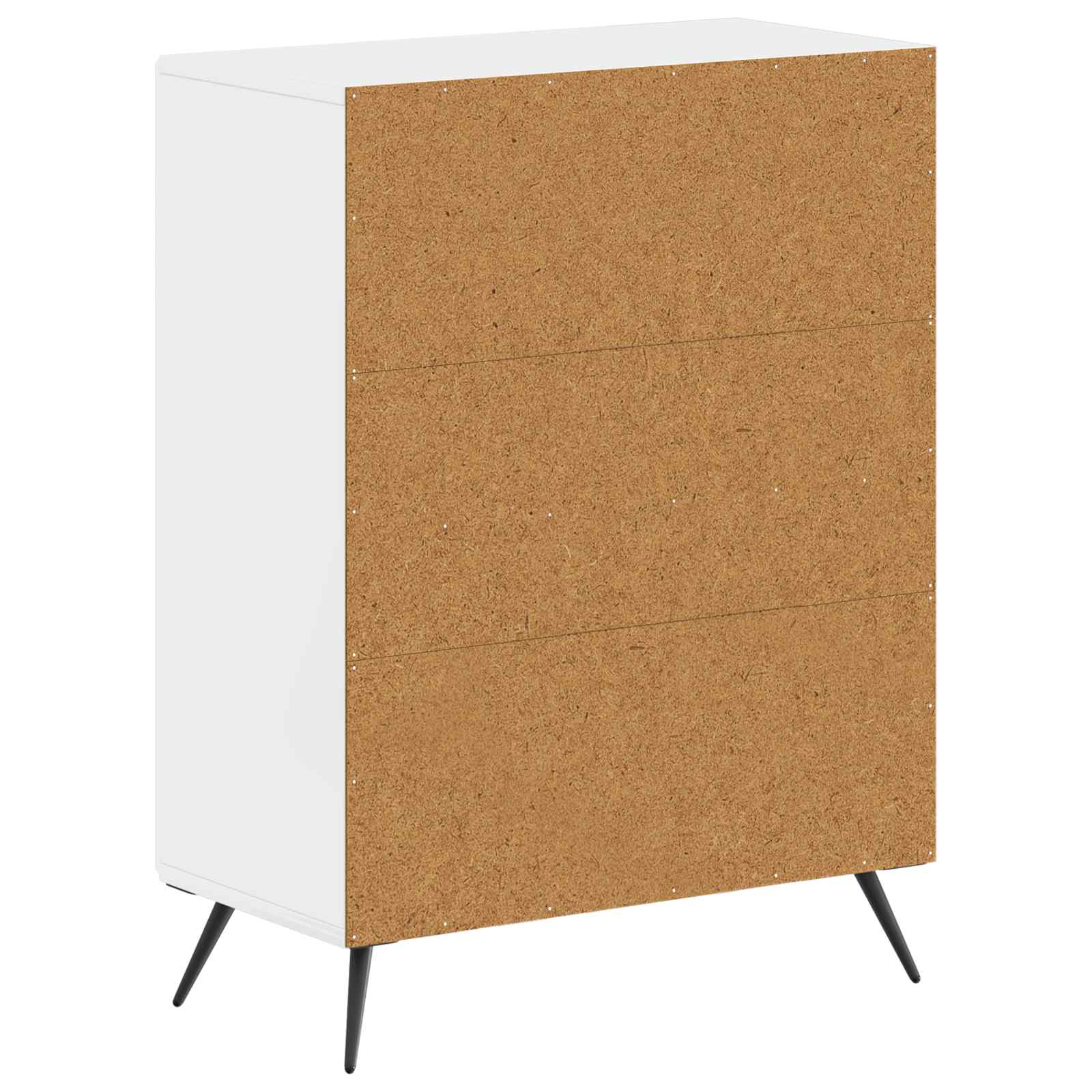 vidaXL Badkamer Opbergkast BREDA Hoogglans Wit 59,5 x 31 x 80 cm