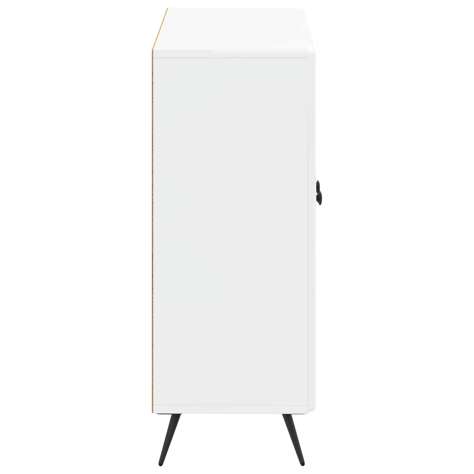 vidaXL Badkamer Opbergkast BREDA Hoogglans Wit 59,5 x 31 x 80 cm