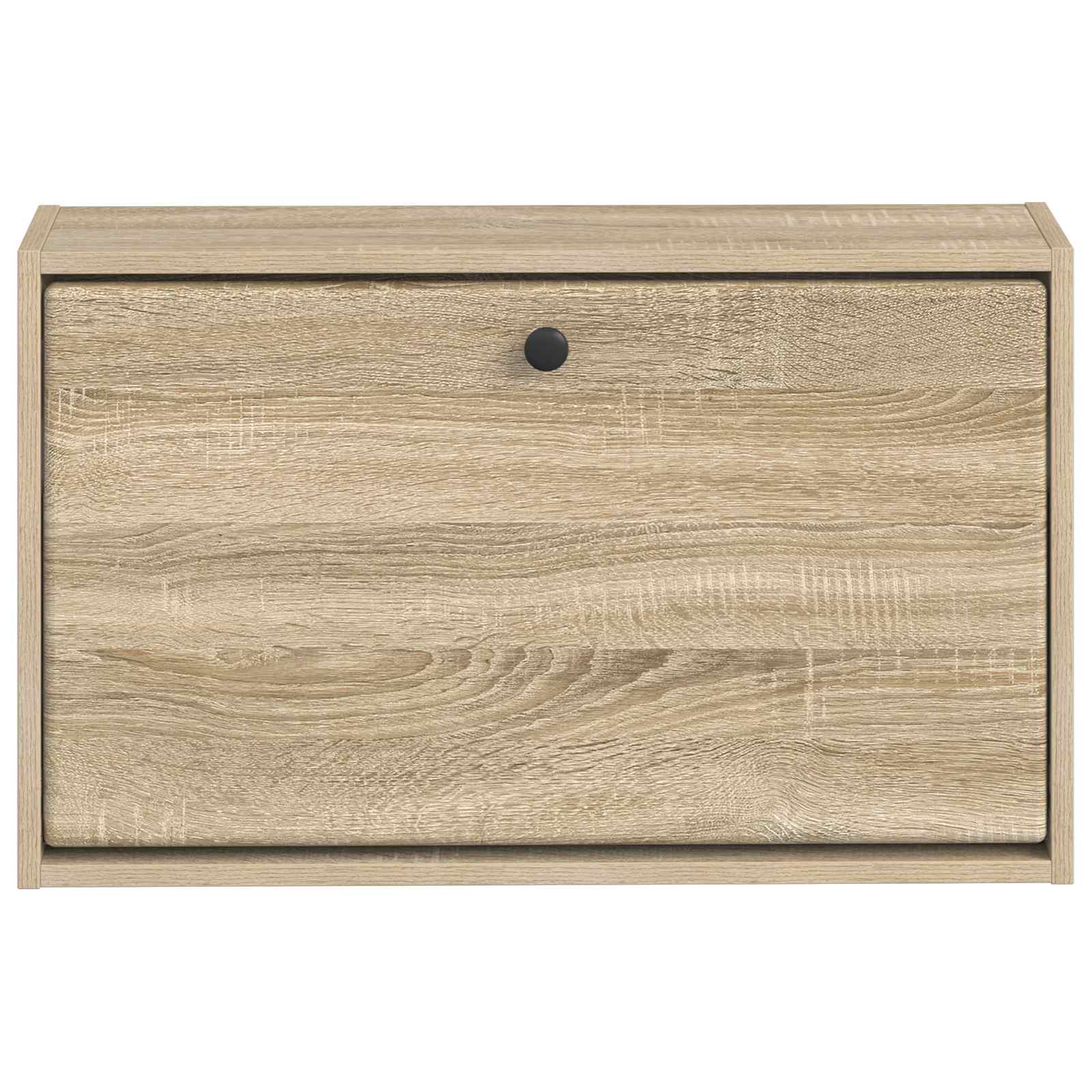 Wandgemonteerde Schoenkast BREDA 71 x 17 x 43 cm Bewerkt hout image 3