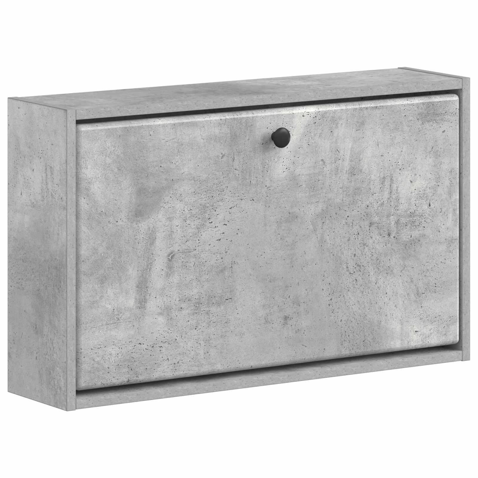 Wandgemonteerde Schoenkast BREDA 71 x 17 x 43 cm Bewerkt hout image 1