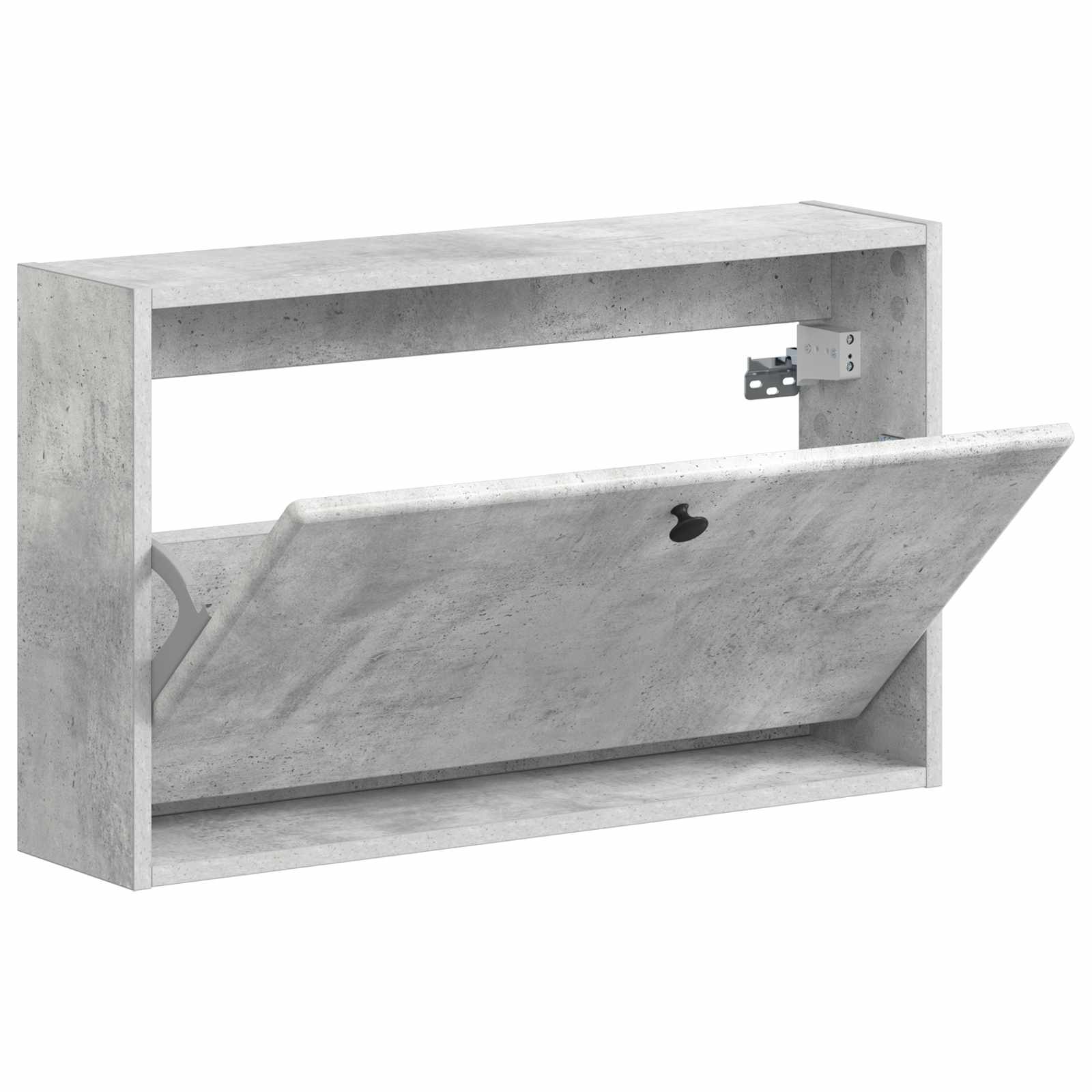Wandgemonteerde Schoenkast BREDA 71 x 17 x 43 cm Bewerkt hout image 2