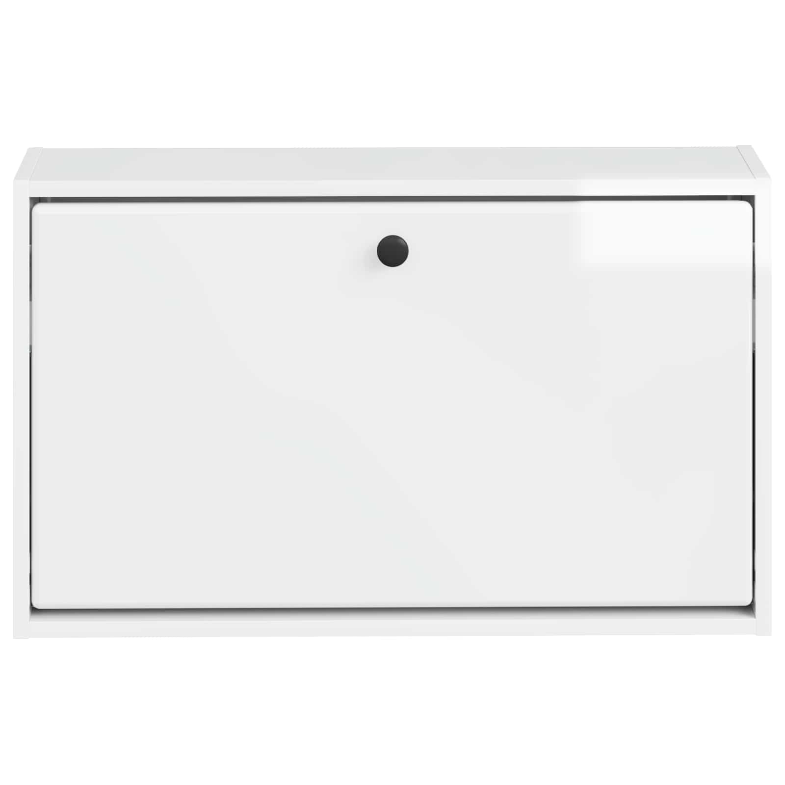 Wandgemonteerde Schoenkast BREDA 71 x 17 x 43 cm Bewerkt hout image 3