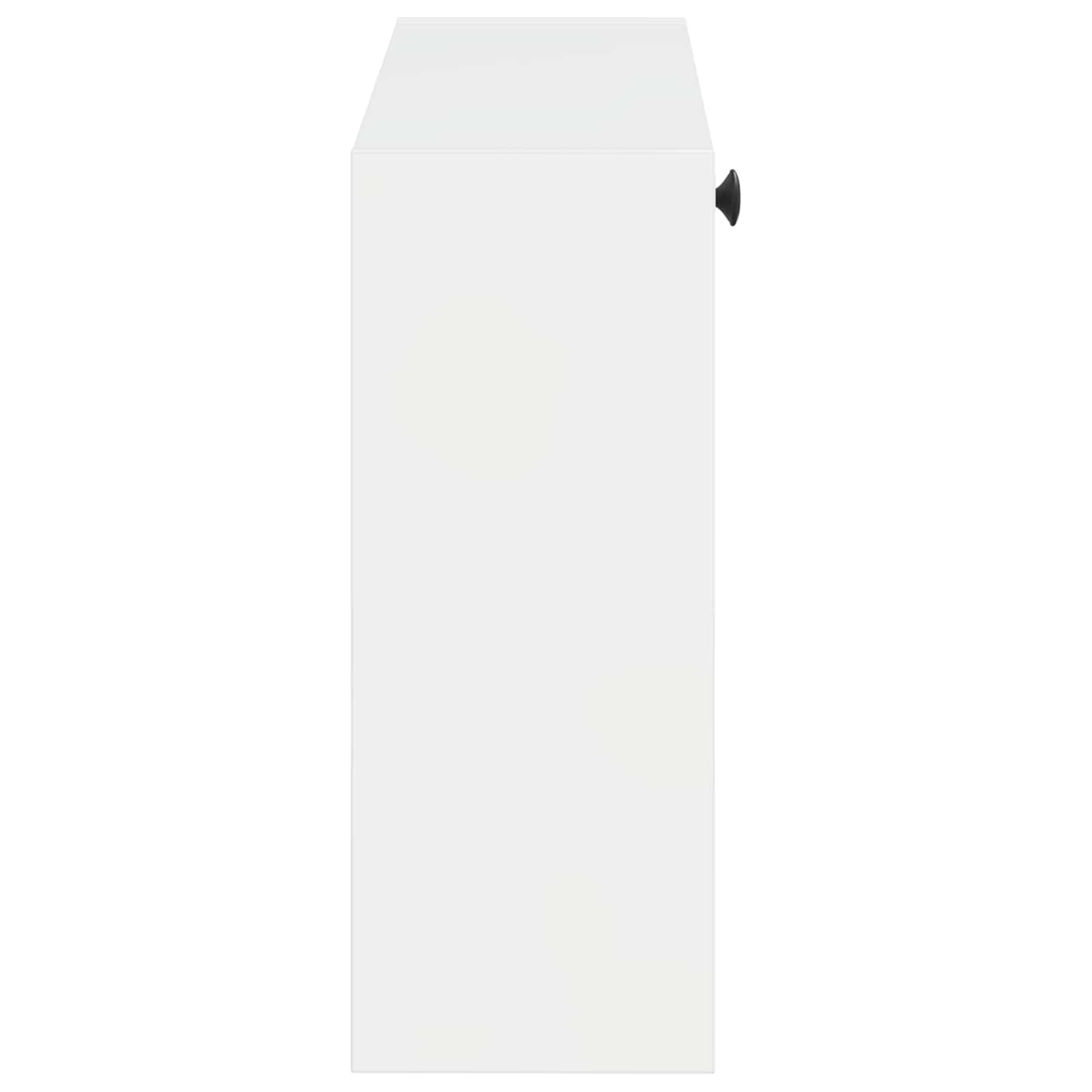 Wandgemonteerde Schoenkast BREDA 71 x 17 x 43 cm Bewerkt hout image 4