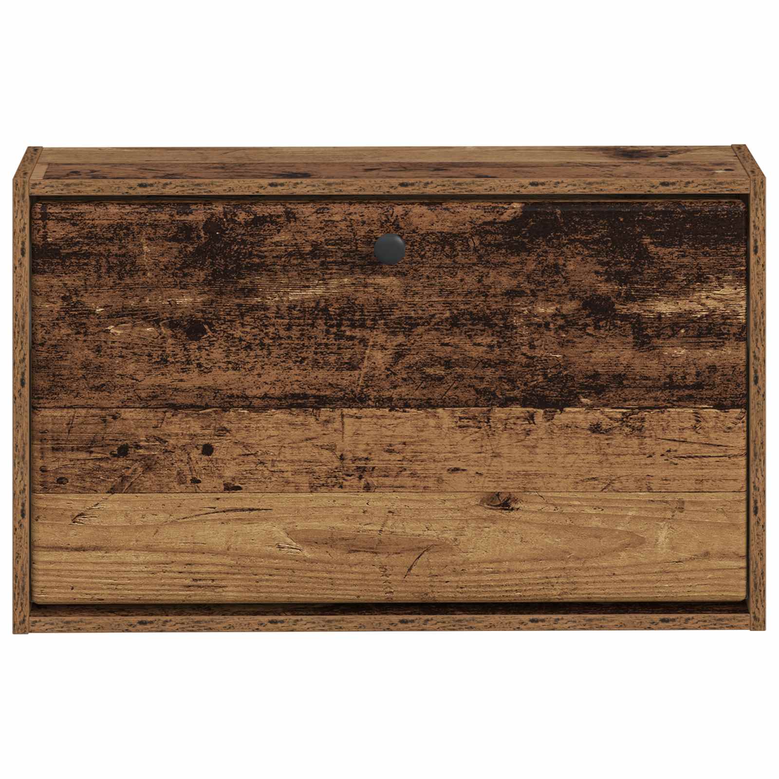 Wandgemonteerde Schoenkast BREDA 71 x 17 x 43 cm Bewerkt hout image 3