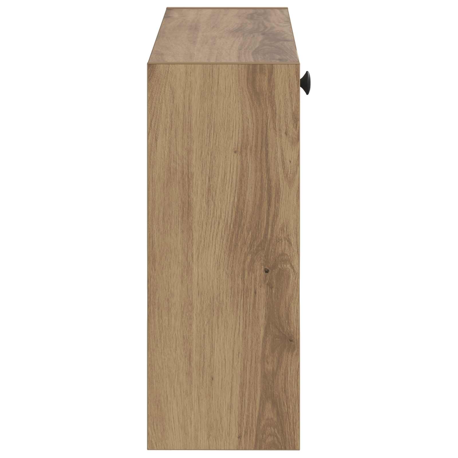 Wandgemonteerde Schoenkast BREDA 71 x 17 x 43 cm Bewerkt hout image 4
