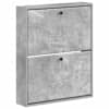 vidaXL Seinale kinnitatav jalan&otilde;ude kapp BREDA 71 x 17 x 86 cm