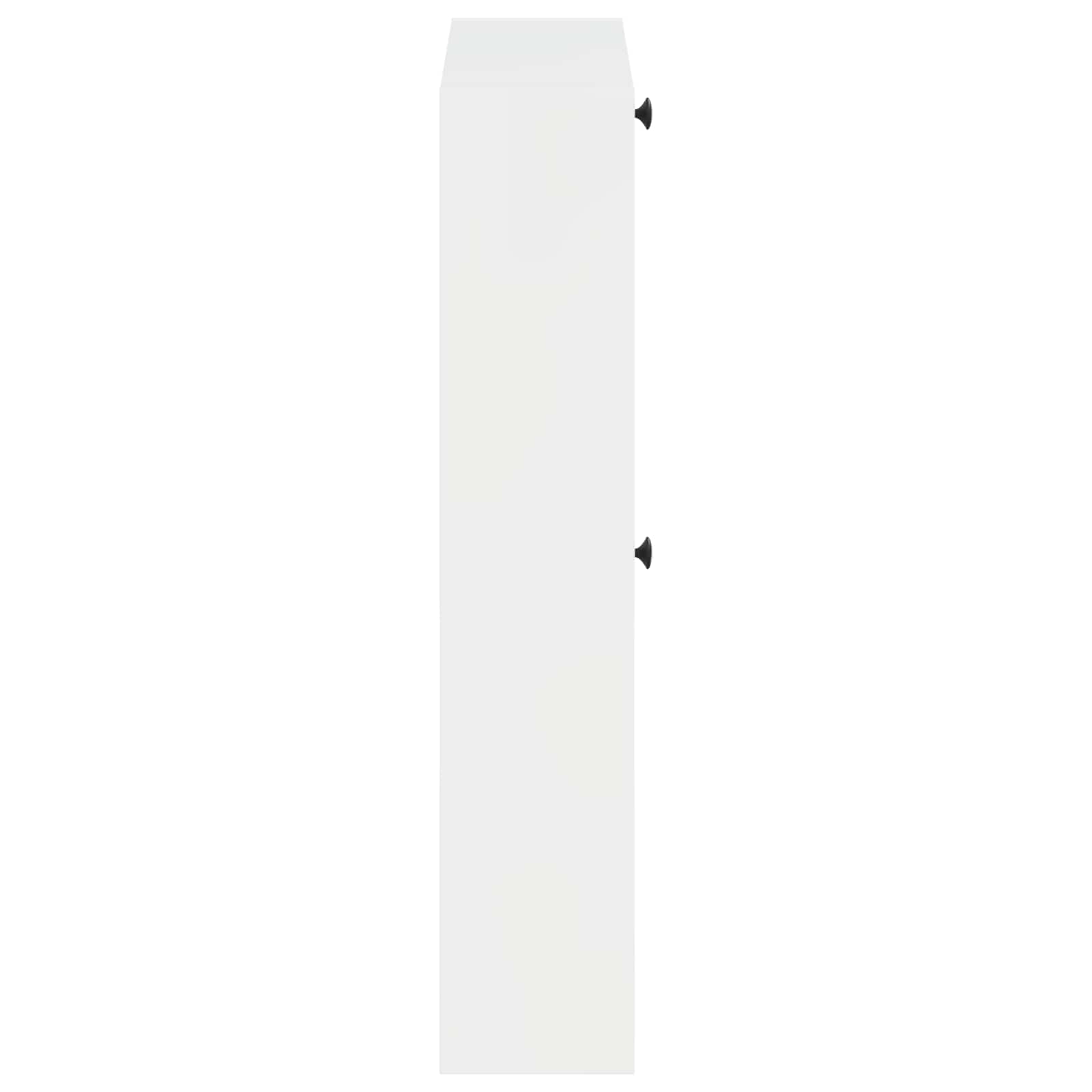 Wandgemonteerde Schoenkast BREDA 71 x 17 x 86 cm Bewerkt hout image 4