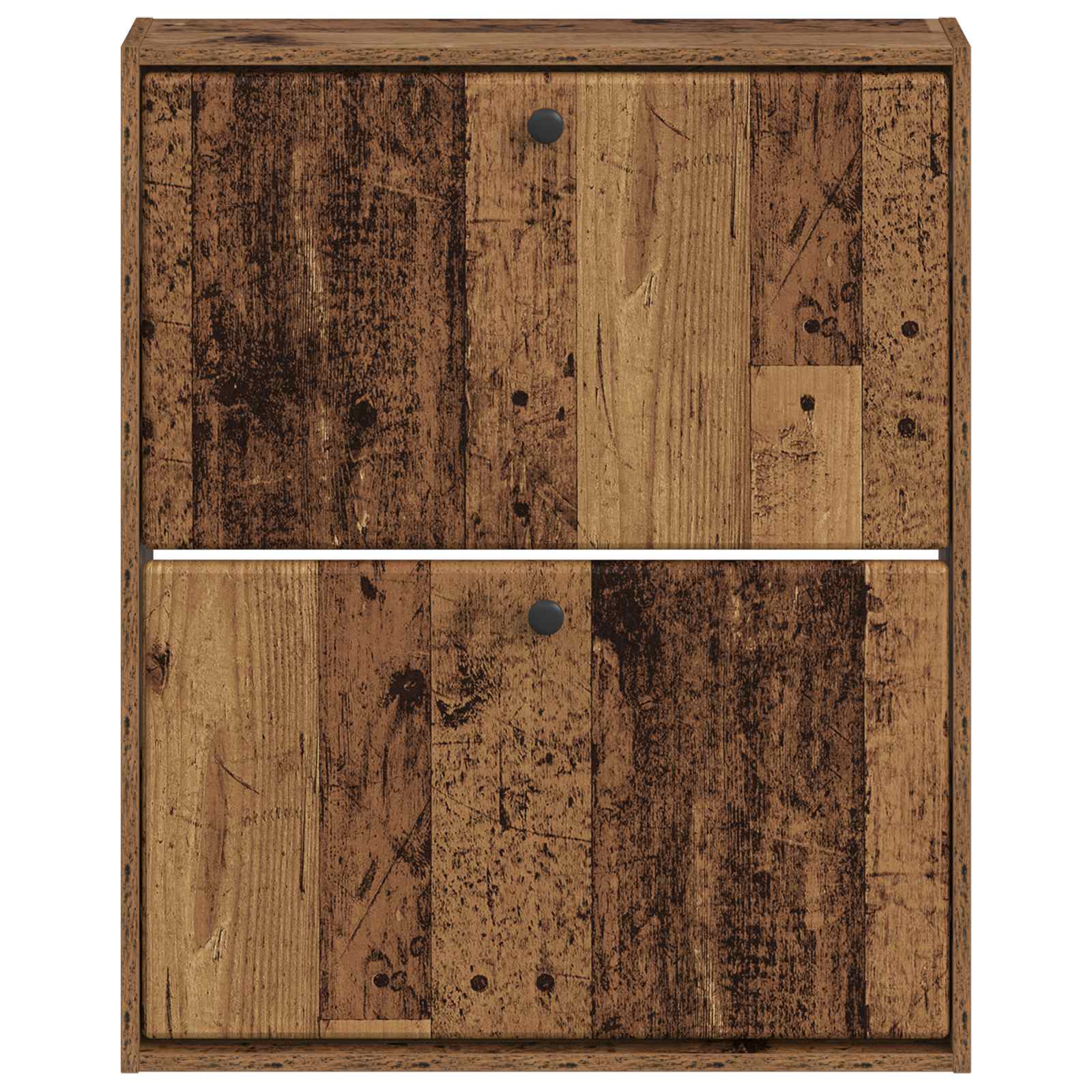Wandgemonteerde Schoenkast BREDA 71 x 17 x 86 cm Bewerkt hout image 3
