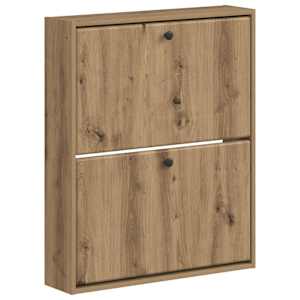 vidaXL Seinale kinnitatav jalan&otilde;ude kapp BREDA 71 x 17 x 86 cm