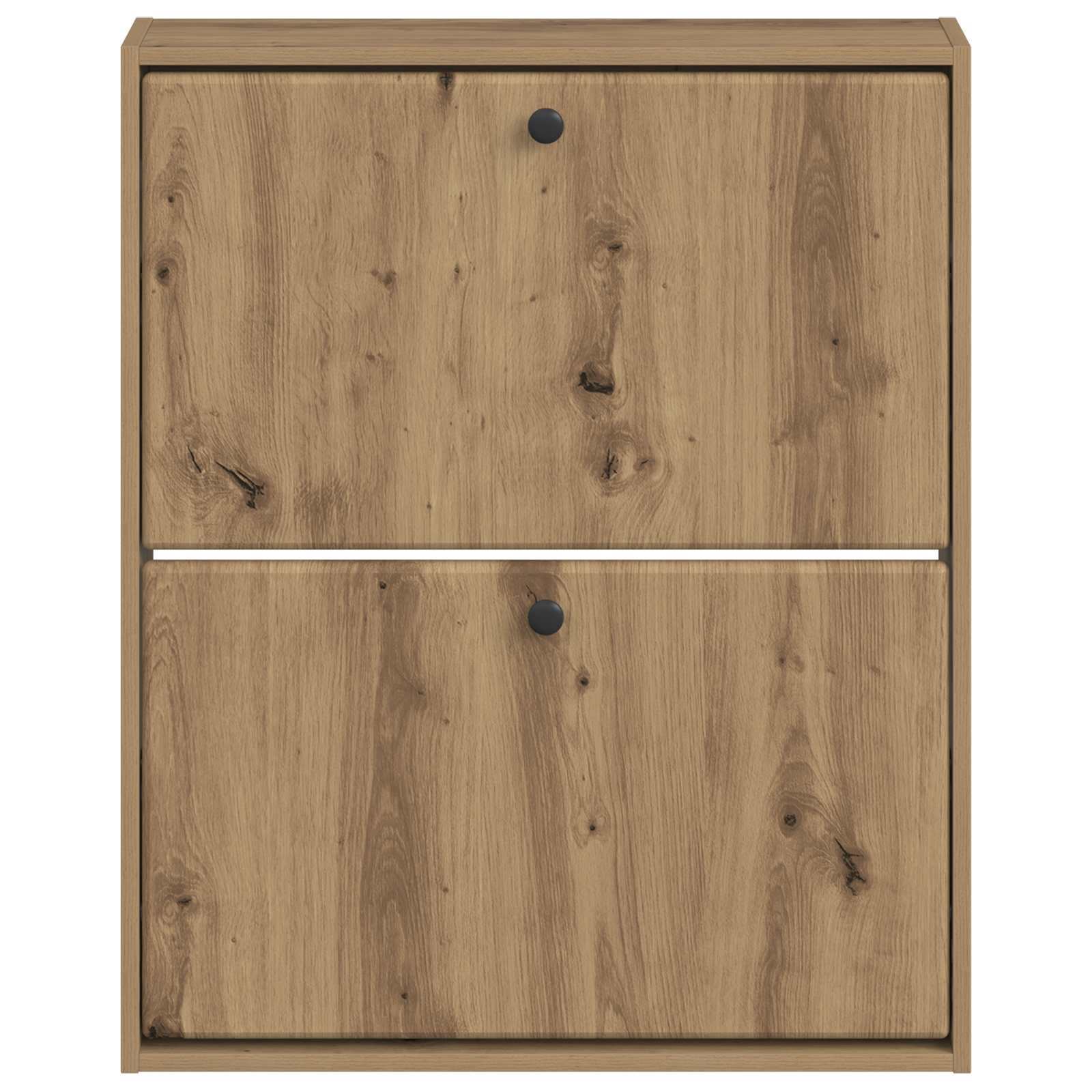 Wandgemonteerde Schoenkast BREDA 71 x 17 x 86 cm Bewerkt hout image 3