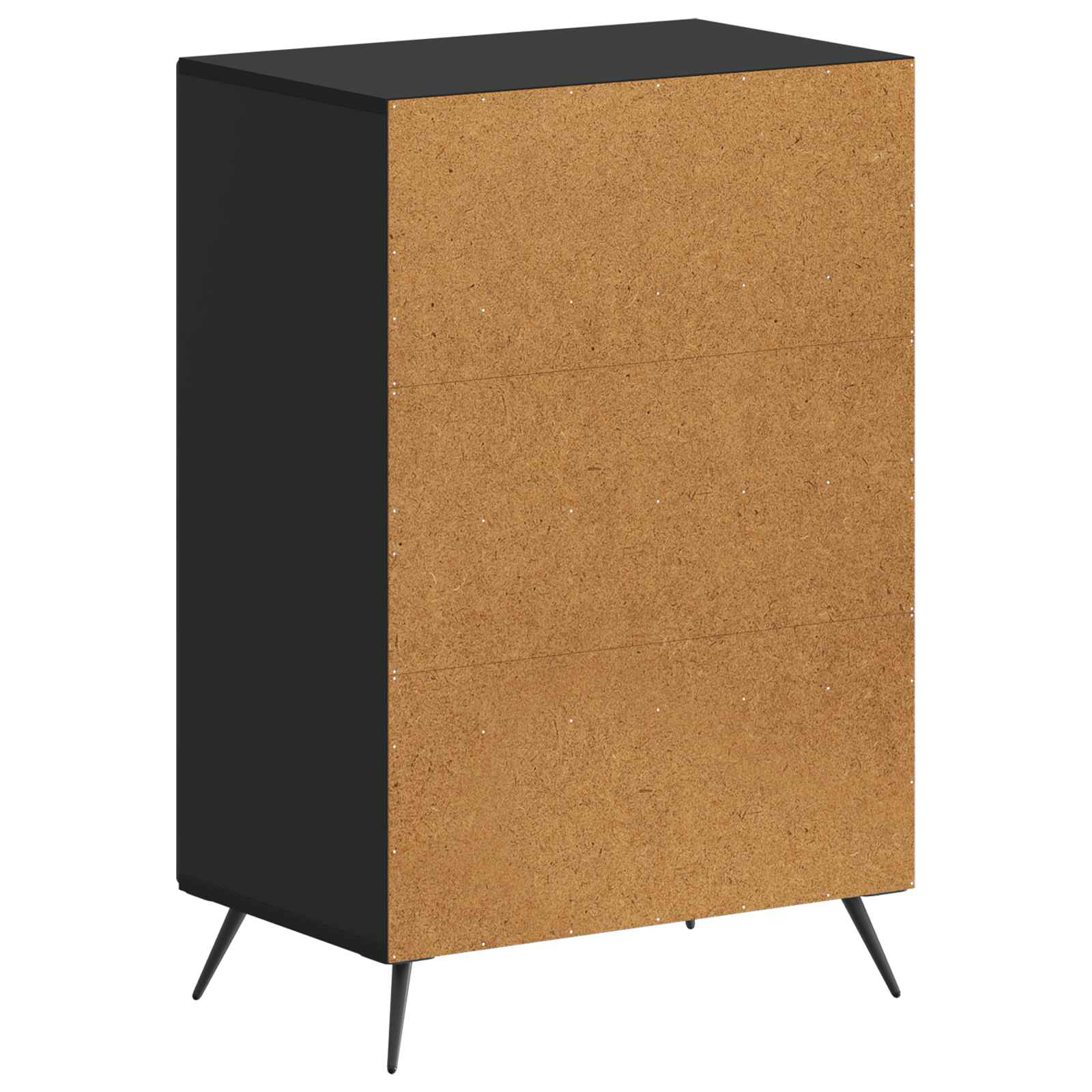 Schoenenkast BREDA 59,5 x 39,5 x 90 cm Bewerkt hout Zwart image 5