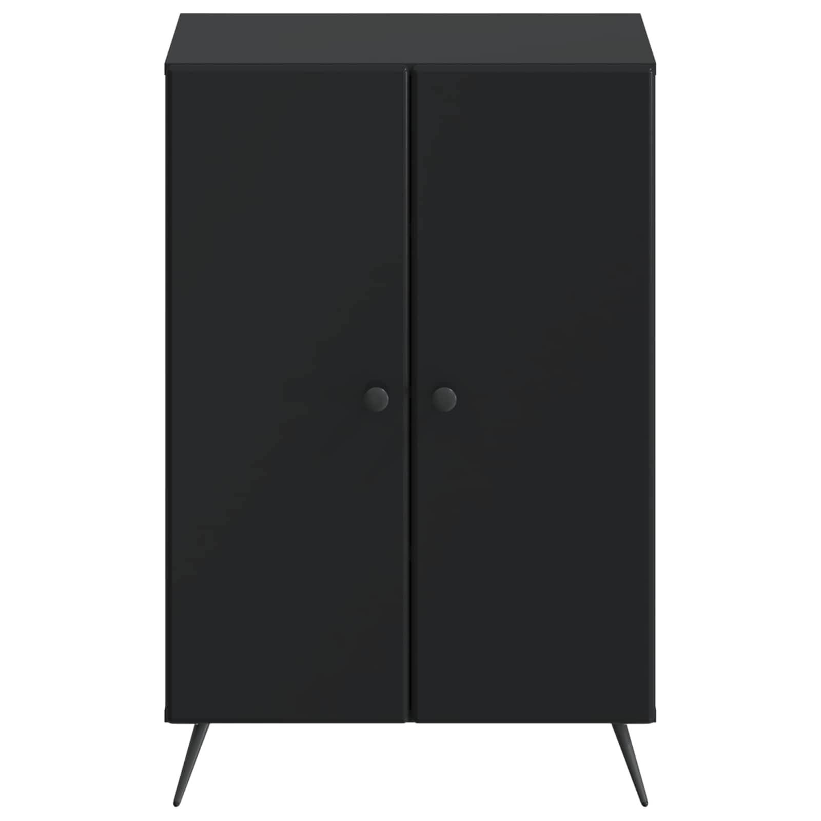 Schoenenkast BREDA 59,5 x 39,5 x 90 cm Bewerkt hout Zwart image 3