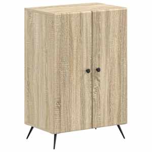 vidaXL Kinga kapp BREDA 59,5 x 39,5 x 90 cm Tehispuit Sonoma tamm