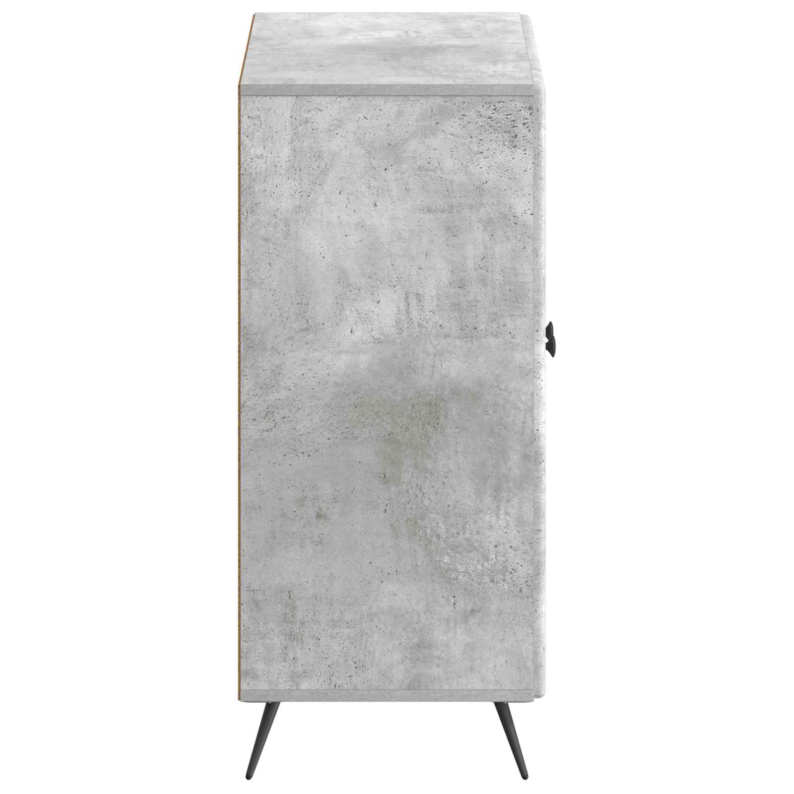 Schoenenkast BREDA 59,5 x 39,5 x 90 cm Bewerkt hout Betongrijs image 4