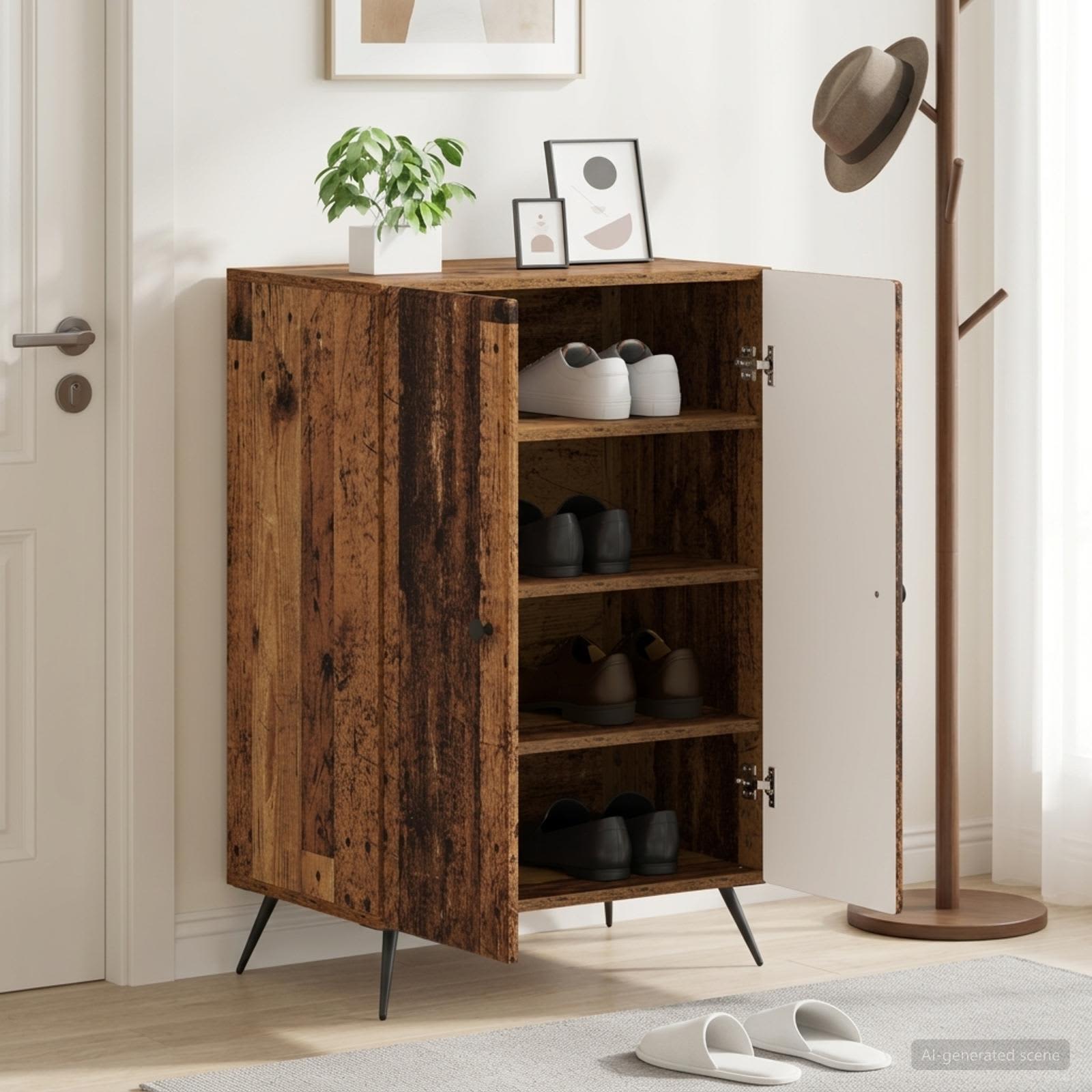 Шкаф за обувки BREDA 59,5 x 39,5 x 90 см Инженерна дървесина