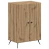 vidaXL Kinga kapp BREDA 59,5 x 39,5 x 90 cm Tehispuit Artisan tamm