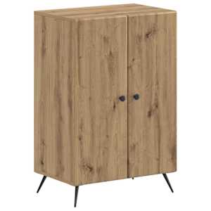 vidaXL Kinga kapp BREDA 59,5 x 39,5 x 90 cm Tehispuit Artisan tamm