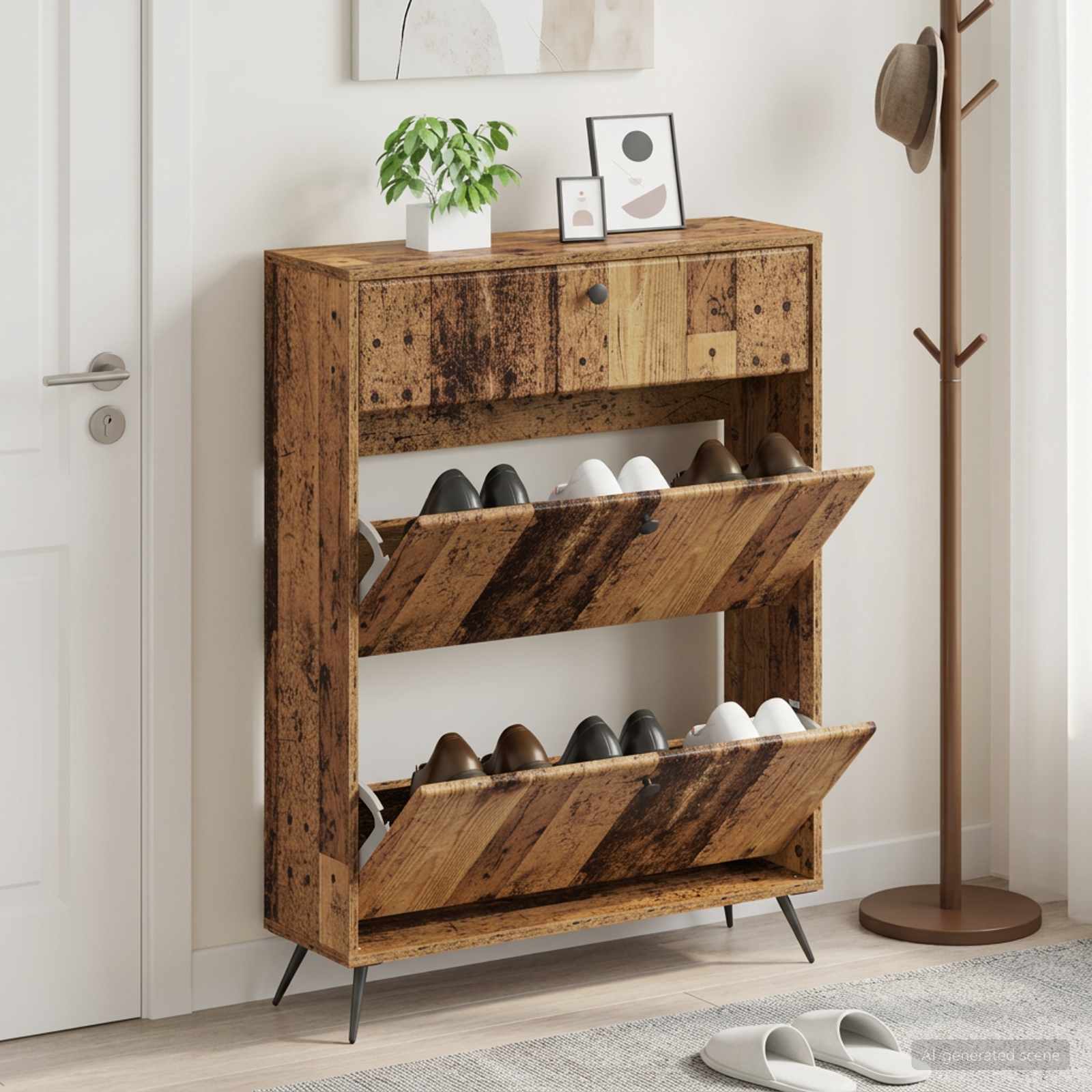 Kinga kapp BREDA 78 x 24 x 103 cm Tehispuit Vana puit