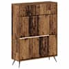 vidaXL Kinga kapp BREDA 78 x 24 x 103 cm Tehispuit Vana puit
