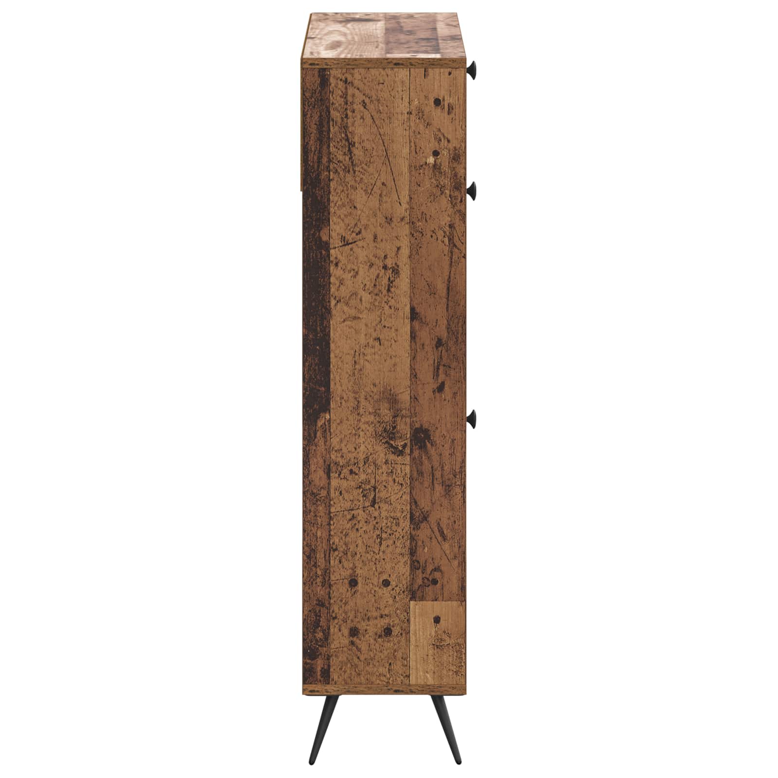 Schoenenkast BREDA 78 x 24 x 103 cm Bewerkt hout Oud hout image 4