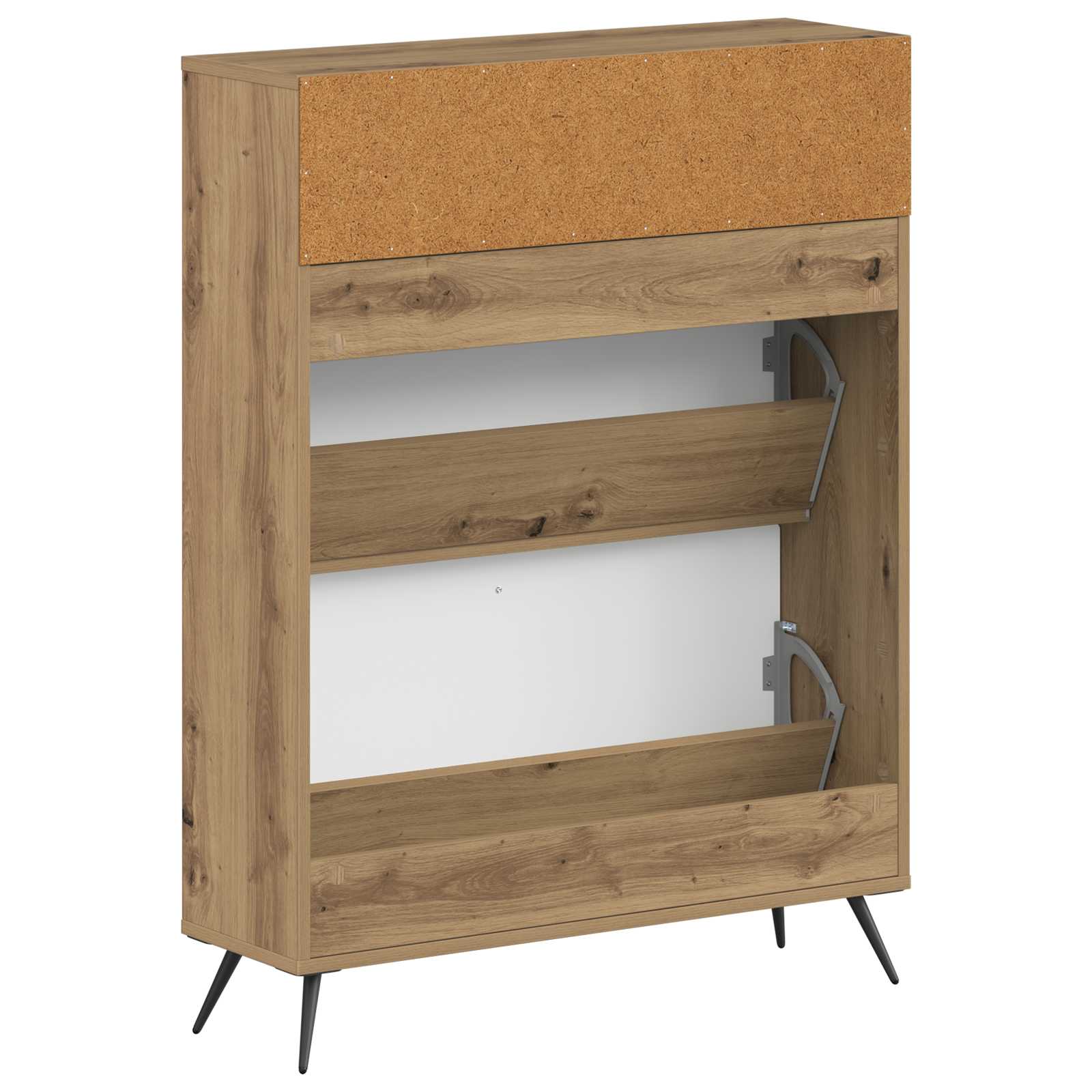 Schoenenkast BREDA 78 x 24 x 103 cm Bewerkt hout image 5