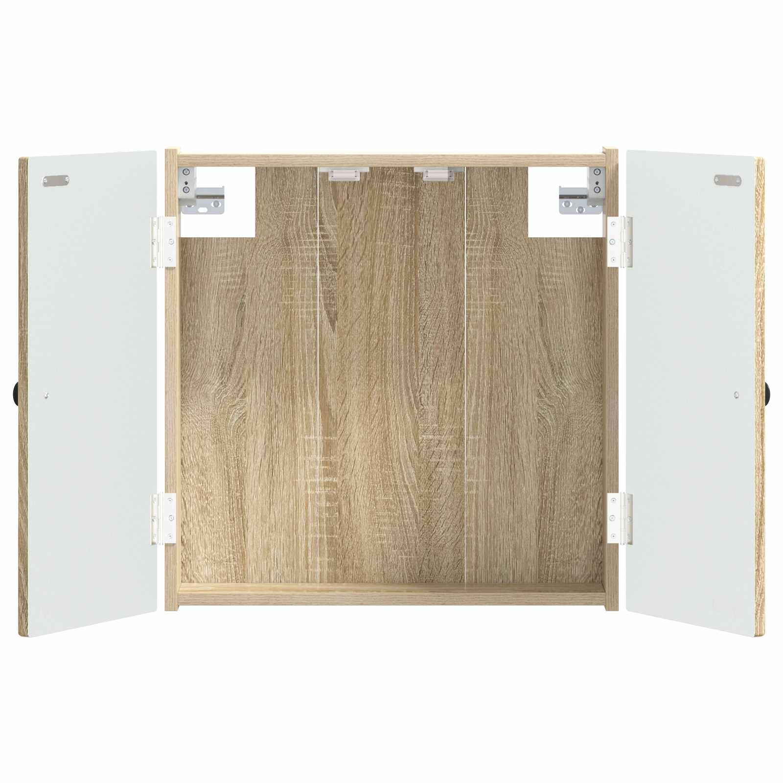 vidaXL Skříň na terče BREDA Dub sonoma 52,5 x 10,5 x 53,5 cm