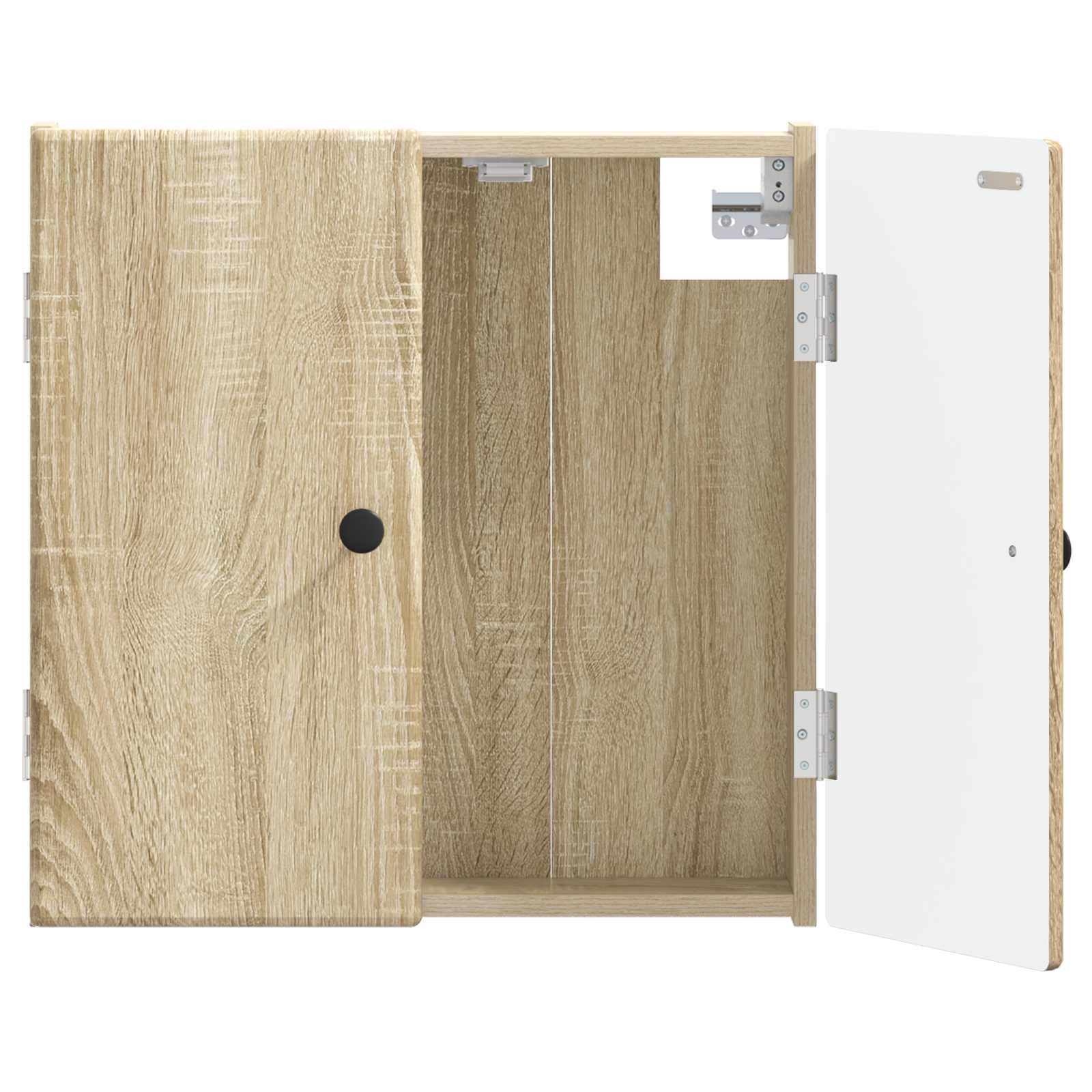 vidaXL Skříň na terče BREDA Dub sonoma 52,5 x 10,5 x 53,5 cm
