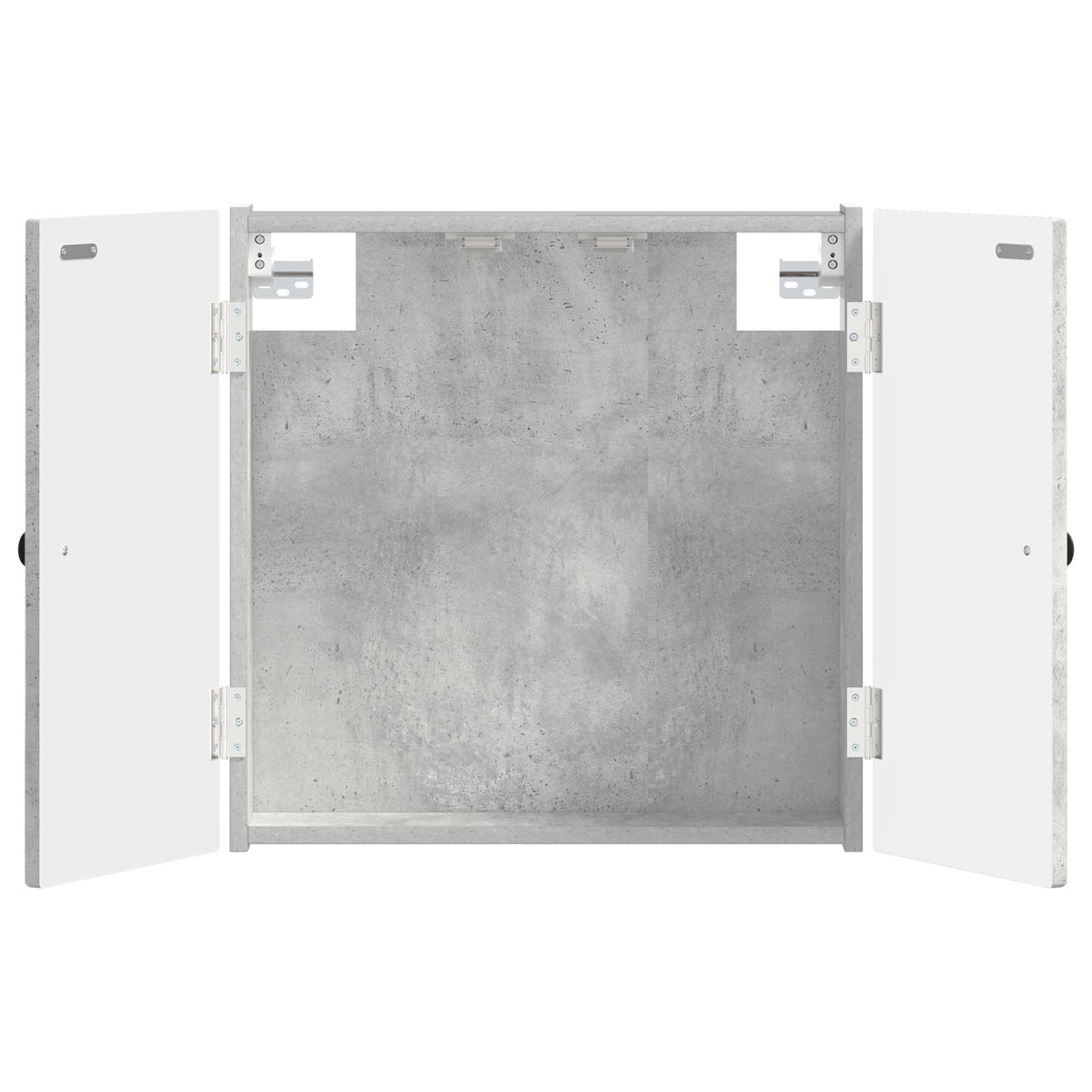 vidaXL Skříň na terče BREDA Betonově šedá 52,5 x 10,5 x 53,5 cm