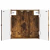 vidaXL Dartboardi kapp BREDA Suitsutatud tamm 52,5 x 10,5 x 53,5 cm