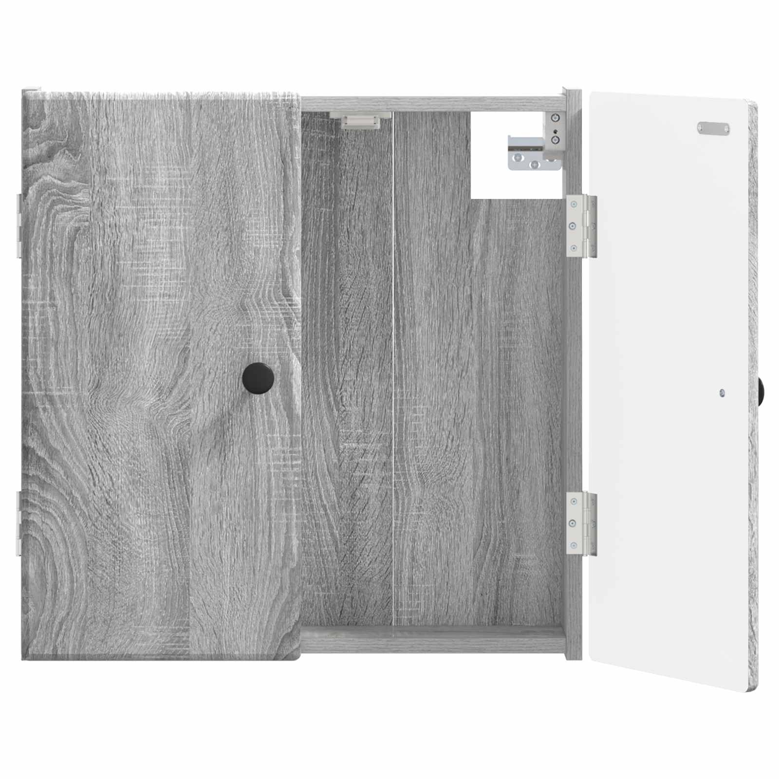 vidaXL Skříň na terče BREDA Šedý Sonoma 52,5 x 10,5 x 53,5 cm