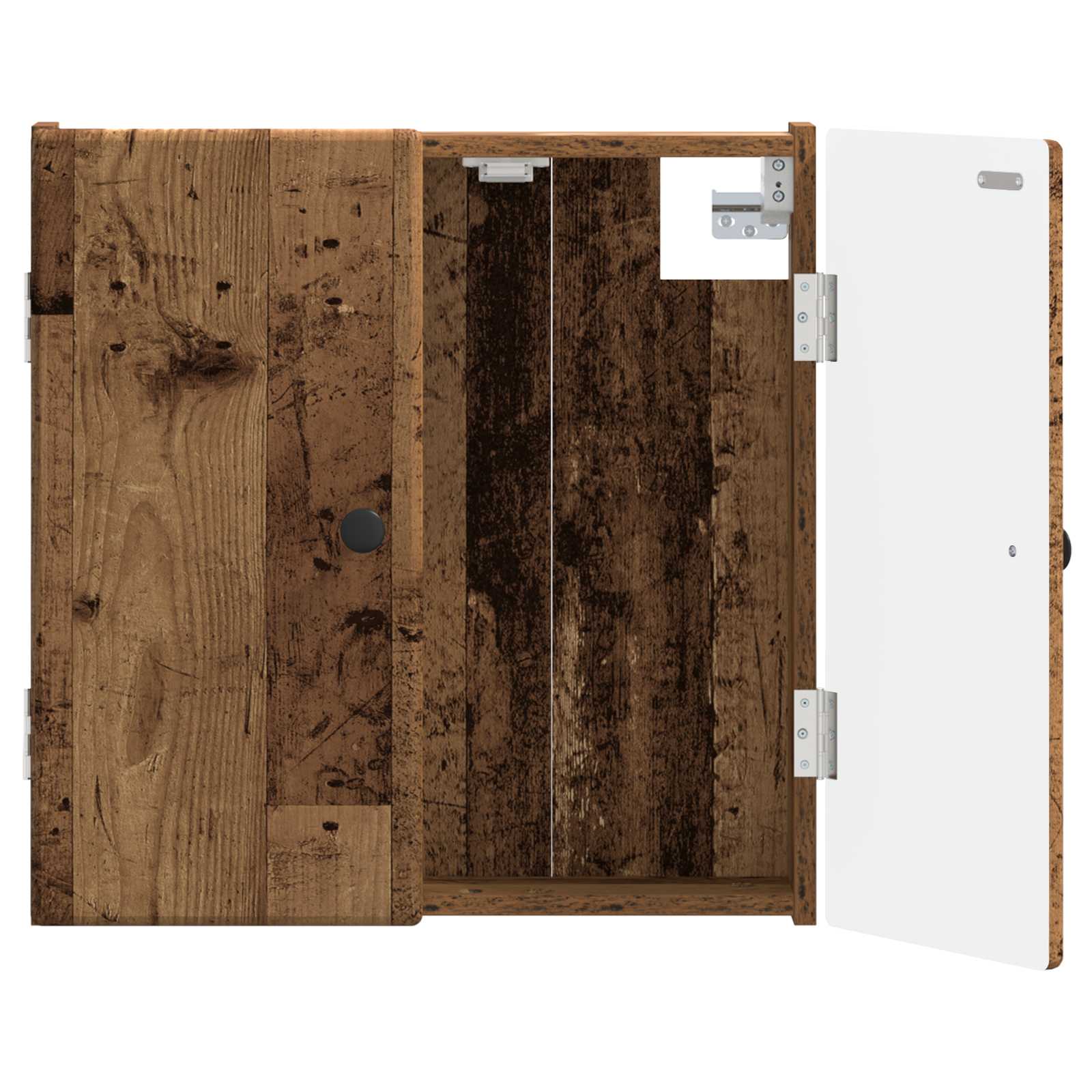 vidaXL Skříň na terče BREDA Staré dřevo 52,5 x 10,5 x 53,5 cm