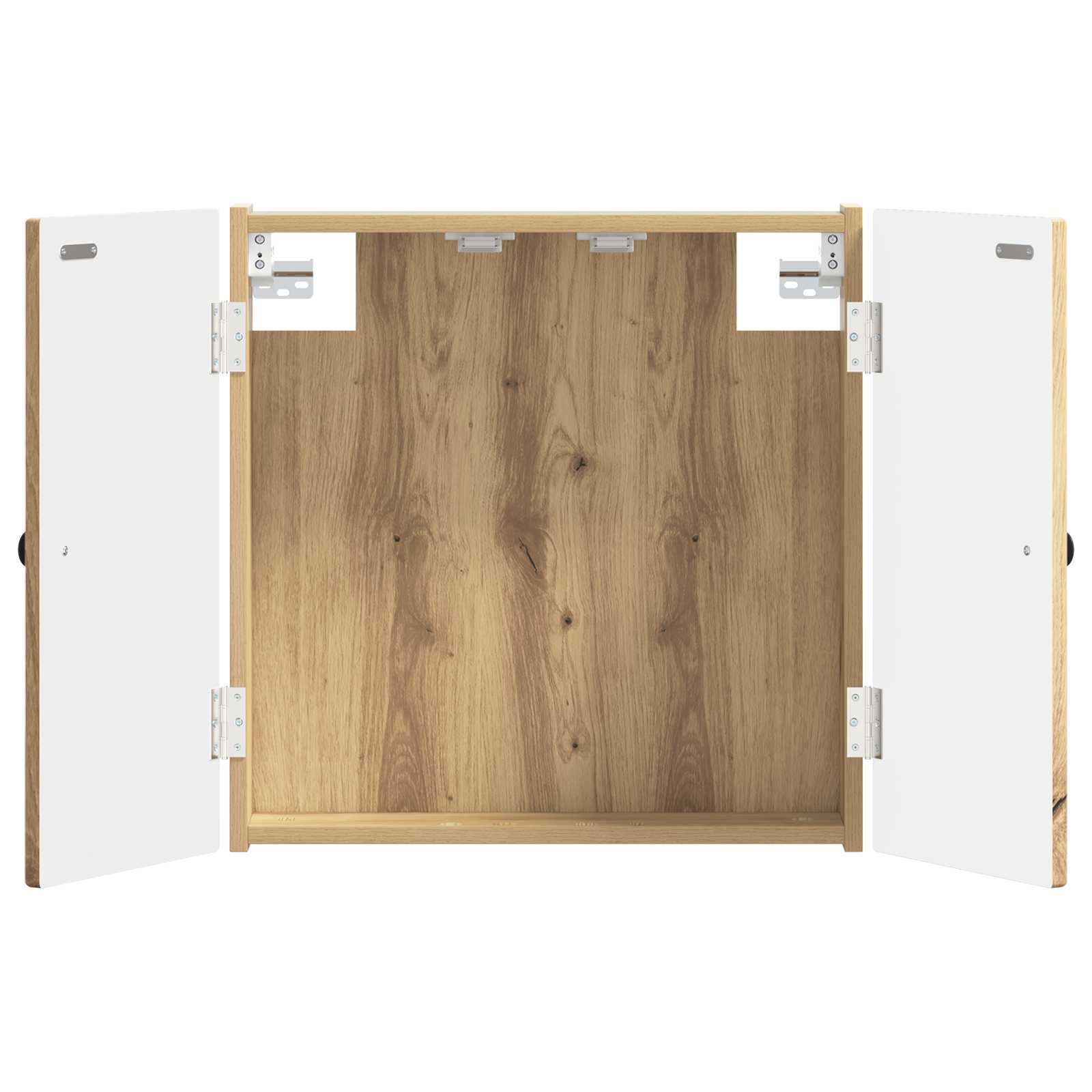 Dartbord Kabinet BREDA Artisanaal eiken 52,5 x 10,5 x 53,5 cm - Afbeelding 2