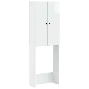 Kabineta za stranišče BREDA Bela visok sijaj 66 x 25,5 x 190 cm