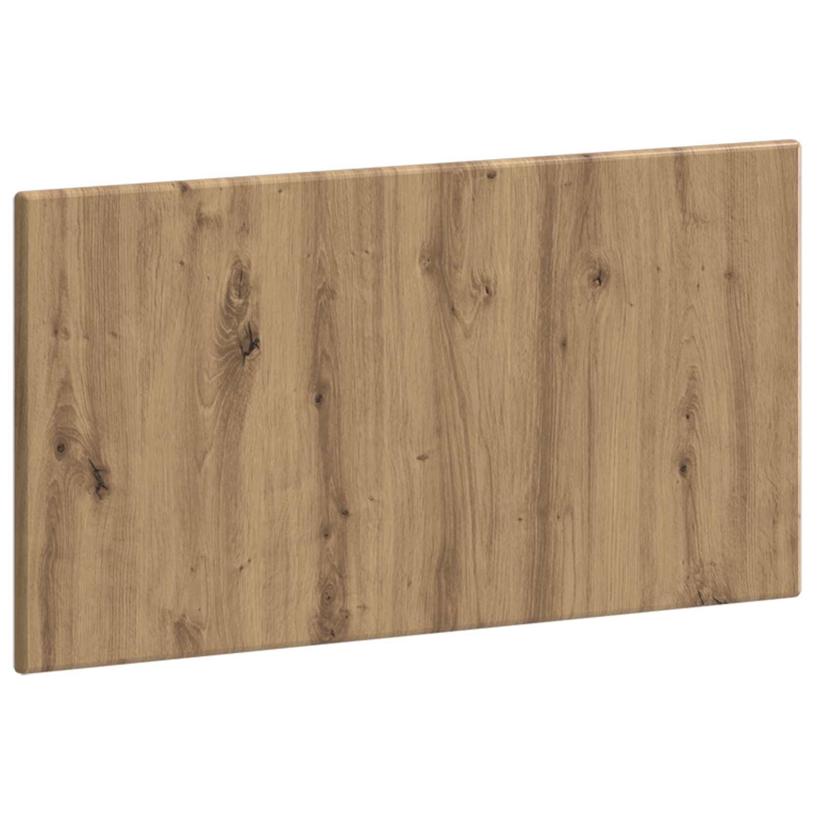 Wandgemonteerd Hoofdeinde BREDA Artisanaal eiken Bewerkt hout – afbeelding 1