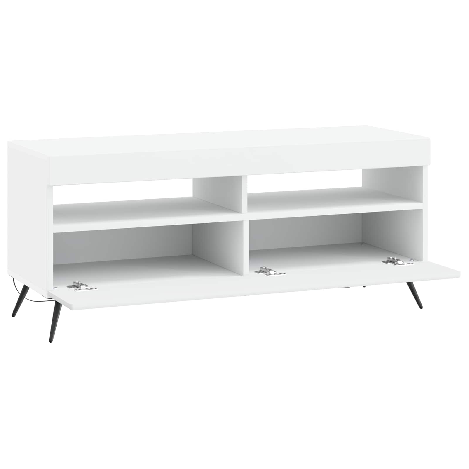 LED TV-kaappi valkoinen Tekninen puu - Image 3