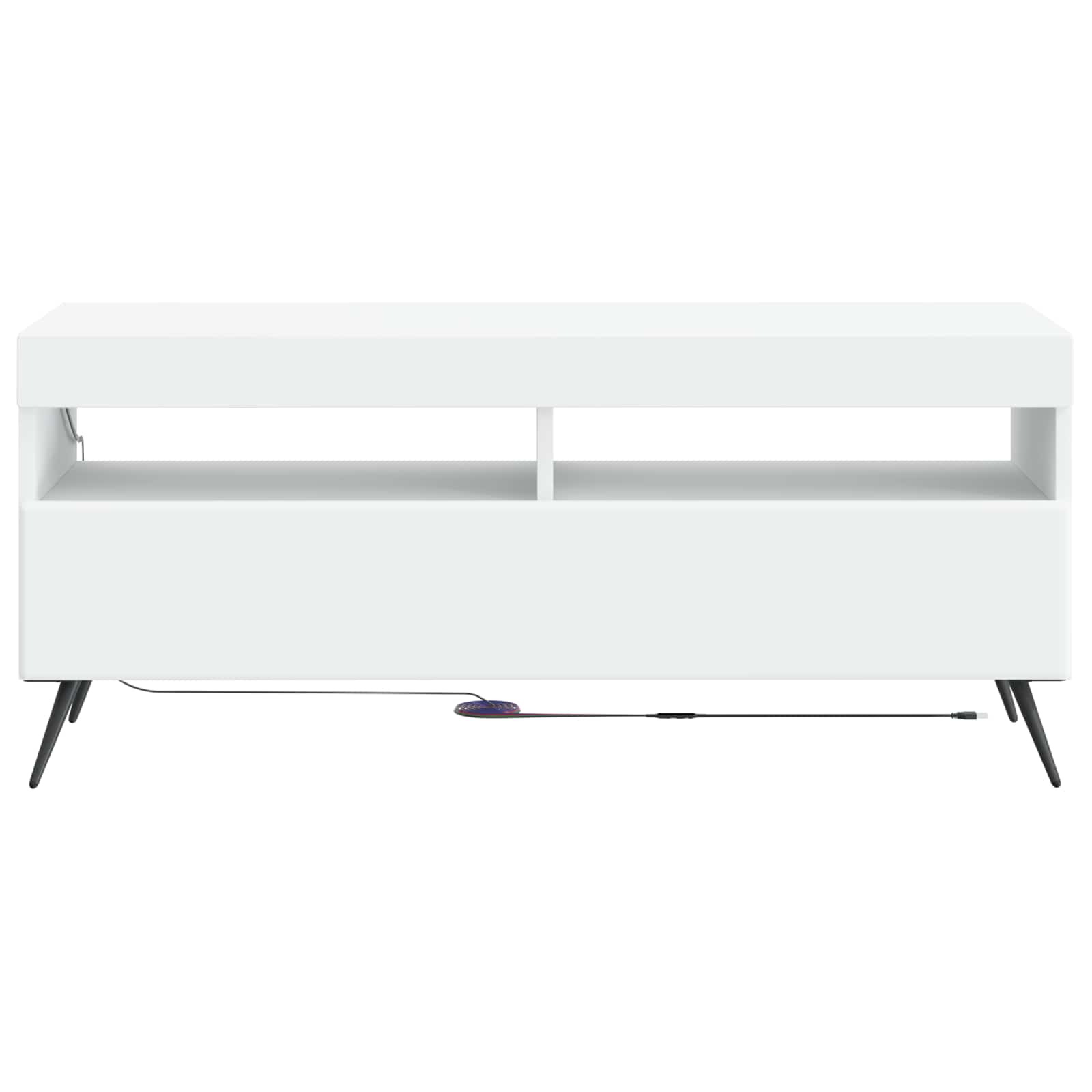 LED TV-kaappi valkoinen Tekninen puu - Image 4