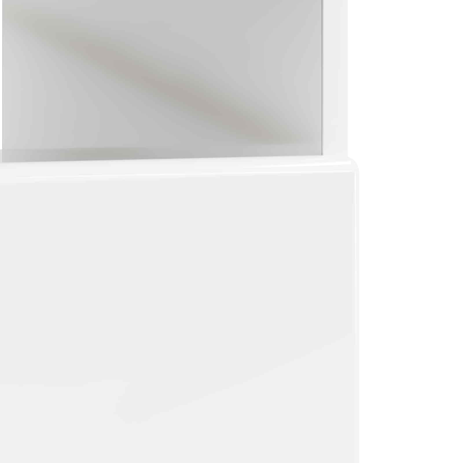 LED TV-kaappi Korkeakiiltoinen valkoinen Tekninen puu - Image 7