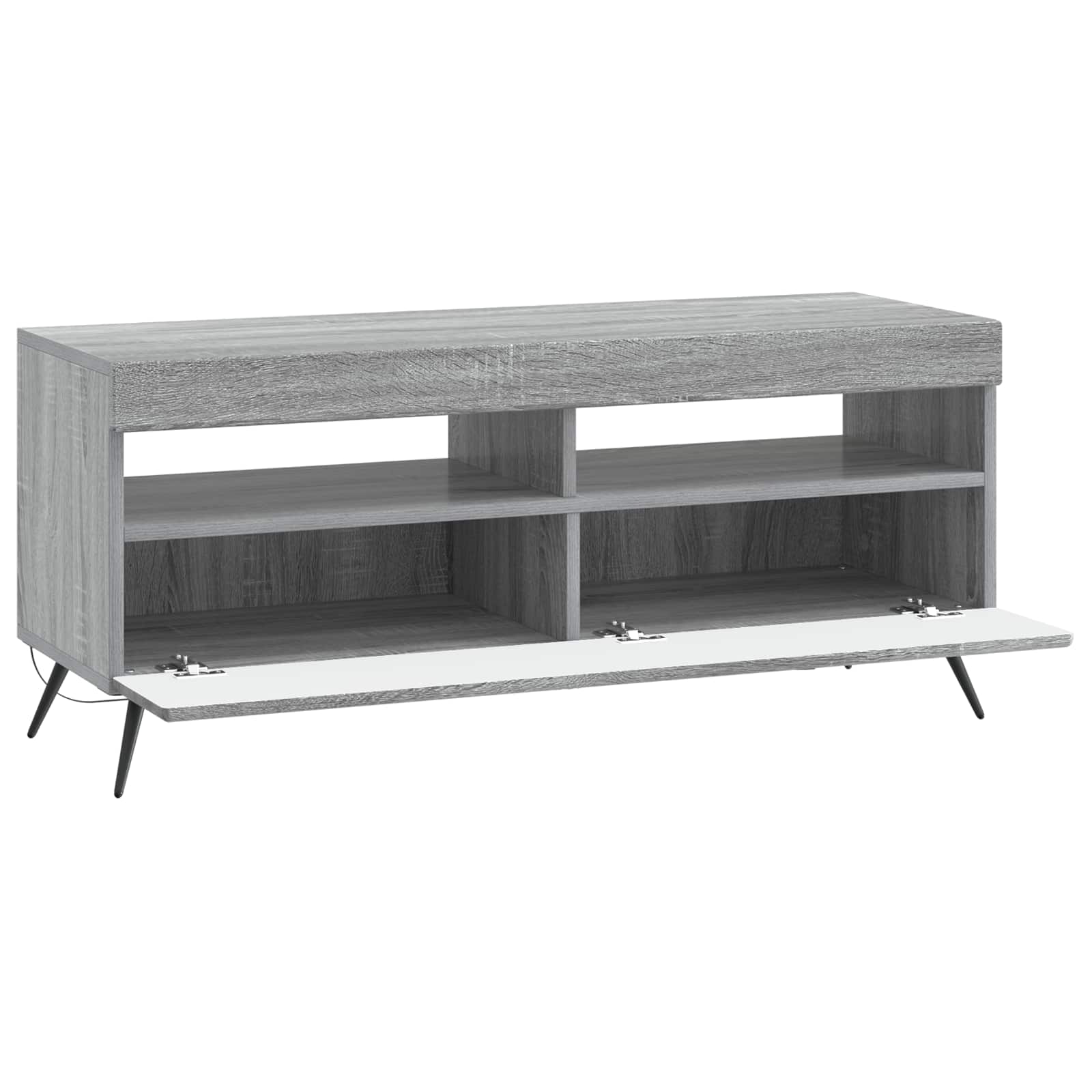 LED TV-kaappi Harmaa Sonoma Tekninen puu - Image 3