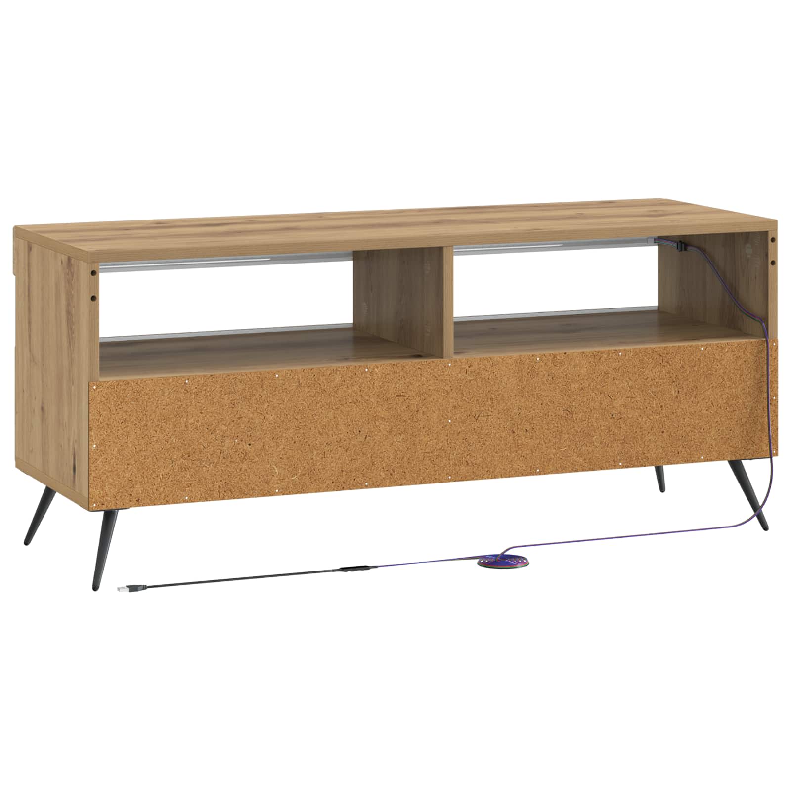LED TV-kaappi Vanha puu Tekninen puu - Image 6