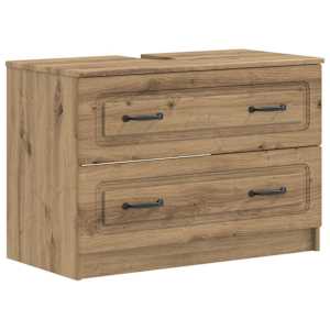 vidaXL Vannitoa kraanikausi kapp UTRECHT Artisan tamm 82 x 41 x 56 cm